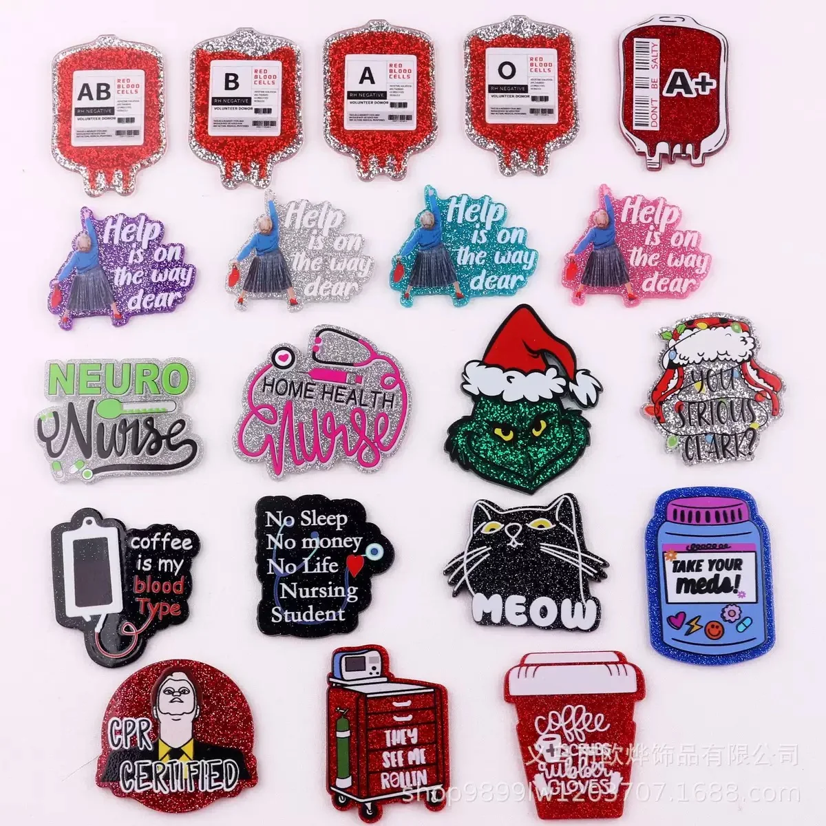 Acrylic Badge Pin - Image 2